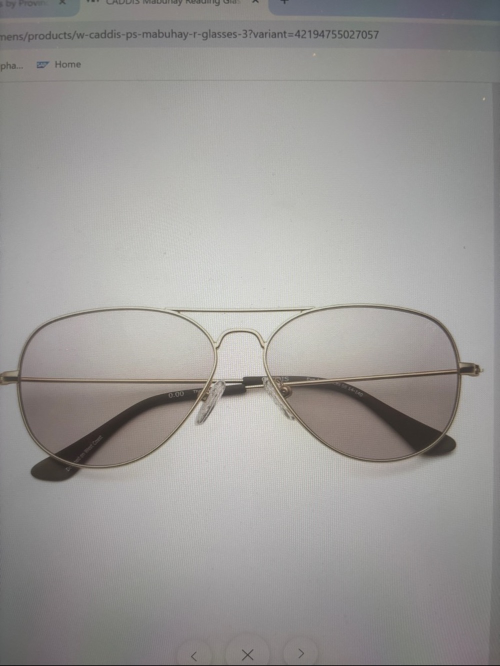Aviator Reading Glasses - Gold Frame with Gradient Lenses